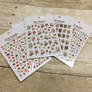 Popfinger Fall themed Nail sticker set